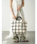 トートバッグ Loop embroidered...の詳細画像4