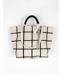 トートバッグ Loop embroidered...の詳細画像1