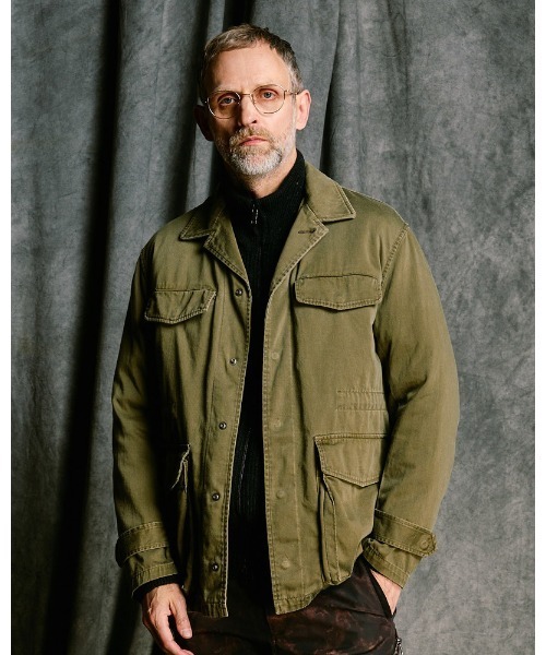 シャツ sulfur dyed M47 shirt jacket メンズの画像