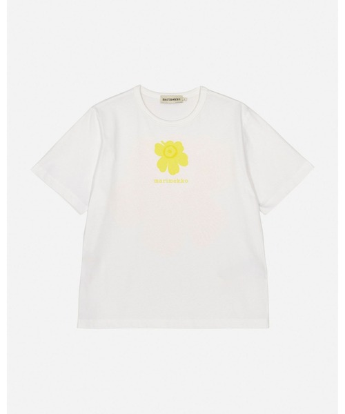 marimekko 半袖Tシャツ ホワイト marimekko（マリメッコ） tシャツ 半袖 「kioski」 Erna Unikko / t