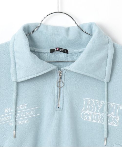 「by LOVEiT」 「KIDS」ジップアップパーカー 130cm オフホワイト キッズ_画像3