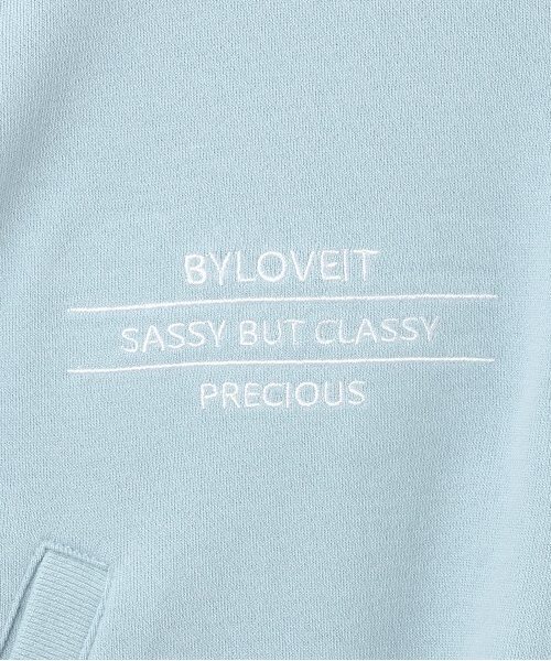 「by LOVEiT」 「KIDS」ジップアップパーカー 130cm オフホワイト キッズ_画像4