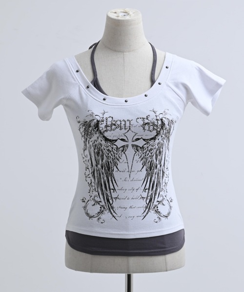 レフレム トップス キャミレイヤード REFLEM（レフレム） tシャツ 半袖 「REFLEM/レフレム」キャミ