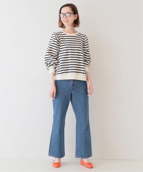 「SLOBE IENA」 長袖カットソー FREE アイボリー レディース_画像2