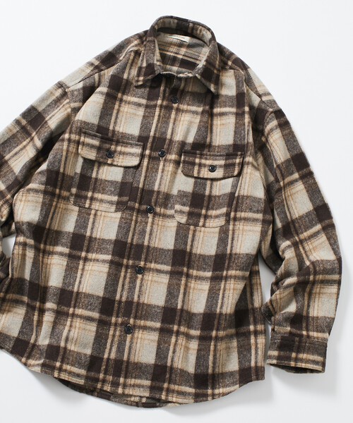 「FREAK'S STORE」 長袖シャツ SMALL ネイビー メンズ_画像2