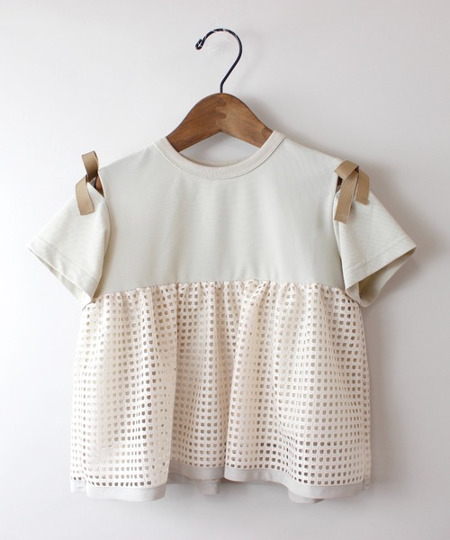 maarook（マルーク） 冷感鹿の子天竺メッシュチュニック キッズ 子供服