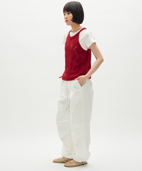 full/fill. タンクトップ ノースリーブ halter neck knit tank