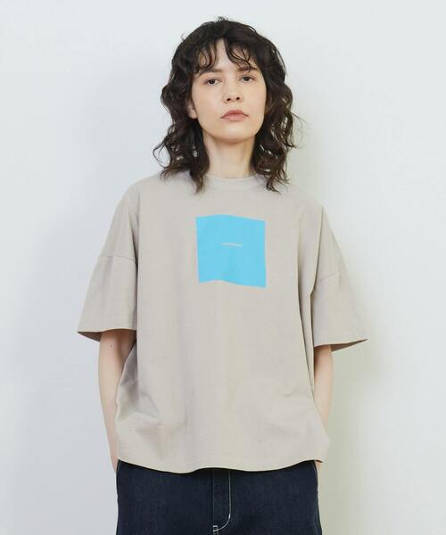 「FRAPBOIS」 半袖Tシャツ 1 ベージュ レディース_画像7