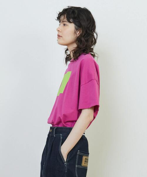 「FRAPBOIS」 半袖Tシャツ 1 ベージュ レディース_画像8