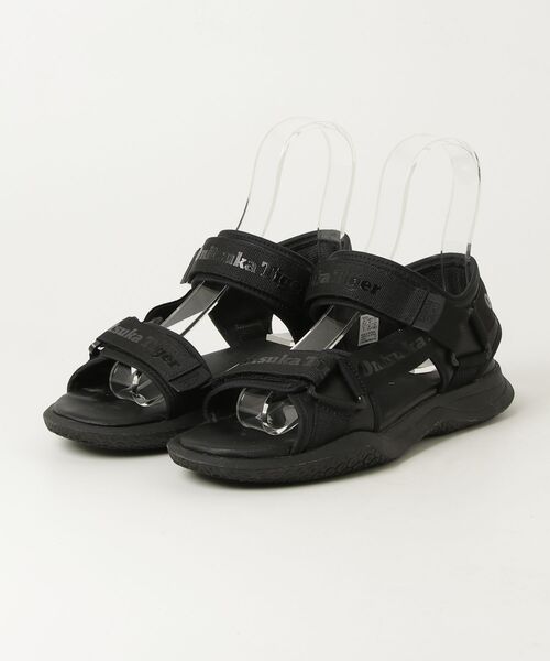 Onitsuka Tiger（オニツカタイガー） フラットサンダル 25 ブラック