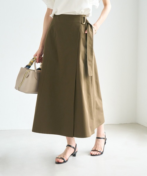 Rope picnic スカートスーツセット ROPE' PICNIC（ロペ ピクニック） スカート ラップ風スカート