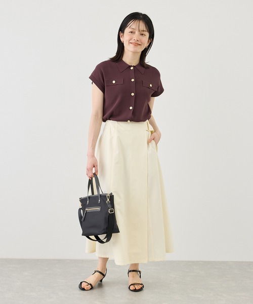 Rope picnic スカートスーツセット ROPE' PICNIC（ロペ ピクニック） スカート ラップ風スカート