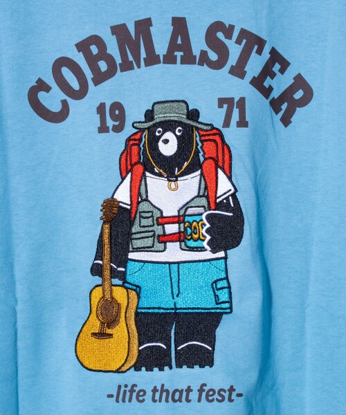 「COBMASTER」 半袖Tシャツ M ホワイト メンズ_画像5