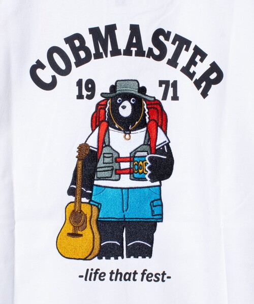 「COBMASTER」 半袖Tシャツ M ホワイト メンズ_画像9