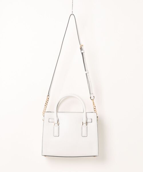 新品　MICHAEL KORS ハミルトン レザー ハンドバッグ 白 MICHAEL KORS（マイケルコース） ハンドバッグ HAMILTON MODERNE