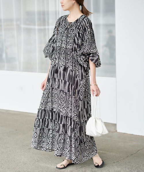 SLOBE IENA（スローブイエナ） ワンピース India Ikat ワンピース