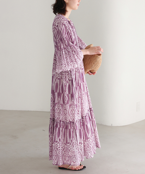 SLOBE IENA（スローブイエナ） ワンピース India Ikat ワンピース