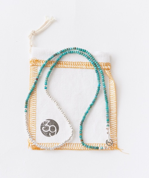 SunKu（サンク） ネックレス Red Vintage Beads/Turquoise ＆ Silver