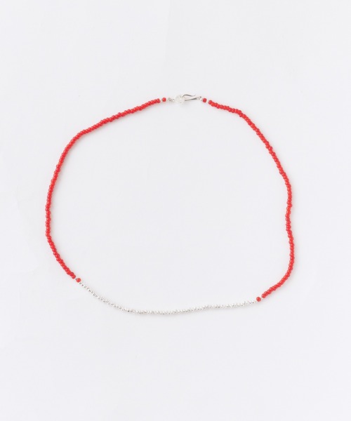 SunKu（サンク） ネックレス Red Vintage Beads/Turquoise ＆ Silver