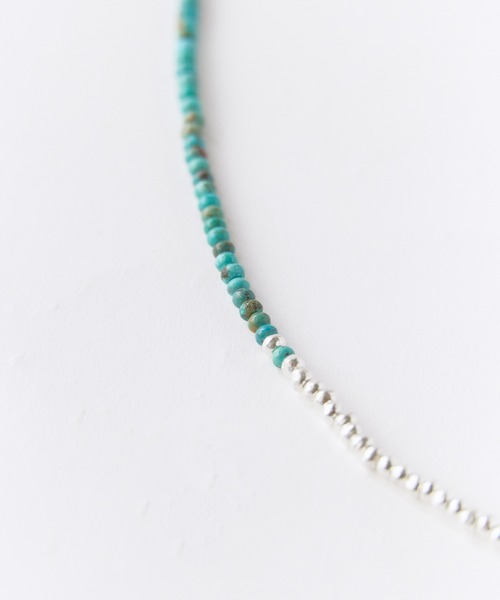 SunKu（サンク） ネックレス Red Vintage Beads/Turquoise ＆ Silver