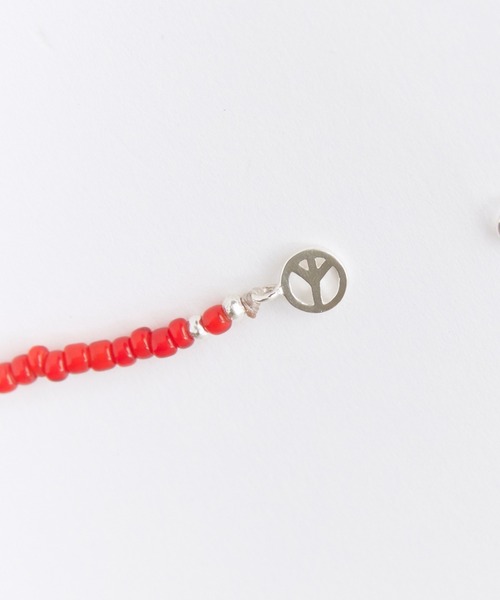 SunKu（サンク） ネックレス Red Vintage Beads/Turquoise ＆ Silver