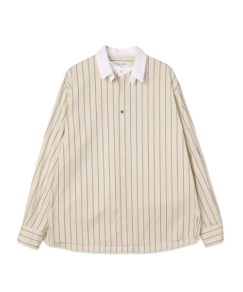 CULLNI（クルニ） シャツ Stripe Broad Detachable Collar Shirt