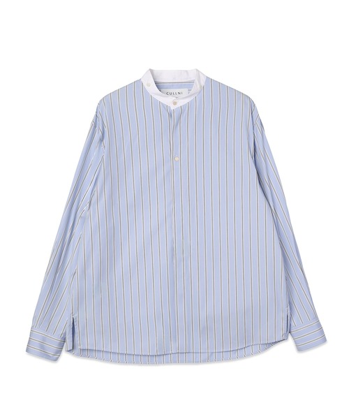 CULLNI（クルニ） シャツ Stripe Broad Detachable Collar Shirt