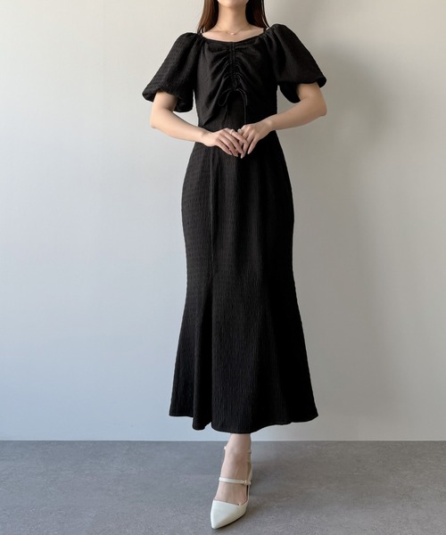 「mipiarl」 コンビワンピース LARGE ブラック レディース_画像9
