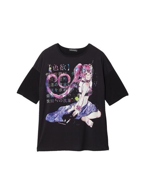 ankoROCK tシャツ 7つの大罪「色欲」Tシャツ -メガビッグ