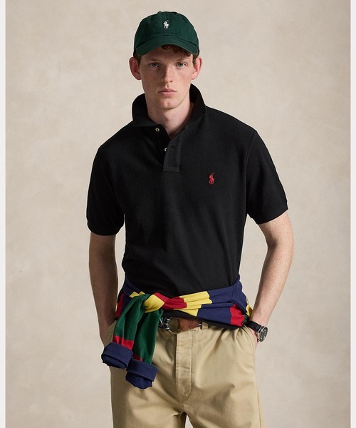 ラルフローレン　クラシックフィット ブラックポロシャツ M POLO RALPH LAUREN（ポロ・ラルフローレン） ポロシャツ クラシック