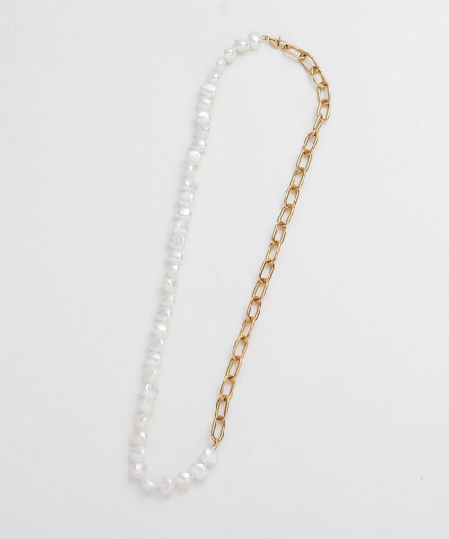 COCOSHNIK（ココシュニック） ネックレス シルバー バロックパール