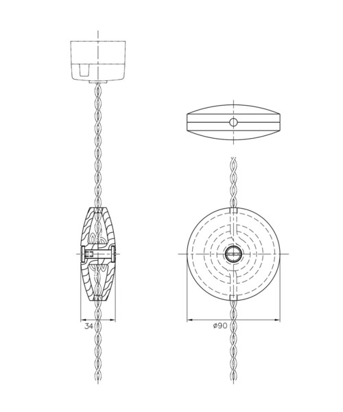 HIGHTIDE（ハイタイド） 照明 APROZ アプロス WOOD CORD REEL ウッド