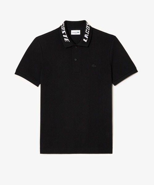 LACOSTE ポロシャツ エコ鹿の子地ジャカードカラーポロシャツ