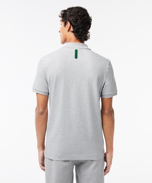 LACOSTE（ラコステ） ポロシャツ 半袖 エコ鹿の子地ジャカードカラー