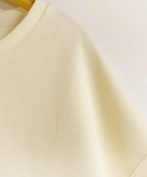 トレーナー スウェット ドロップショルダーVネックスウェット