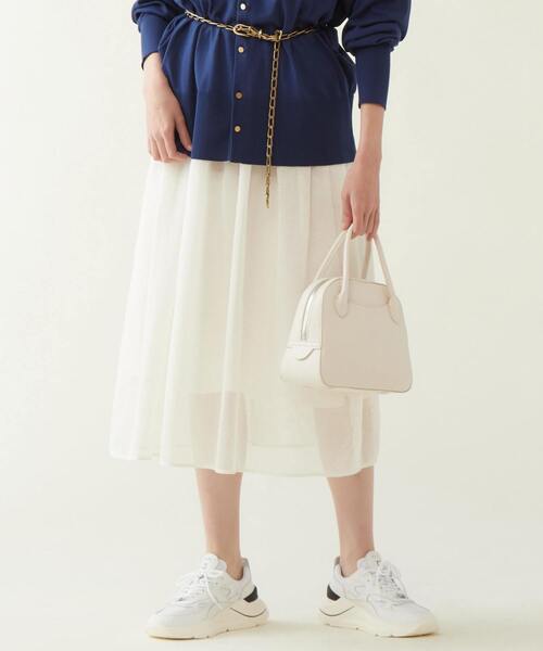 【CPG】 メッシュスカート ホワイト ※新品未使用 martinique（マルティニーク） スカート martinique/メッシュスカート