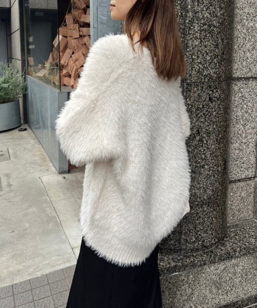 one after another NICE CLAUP カーディガン ふわモテあざと/フェザー