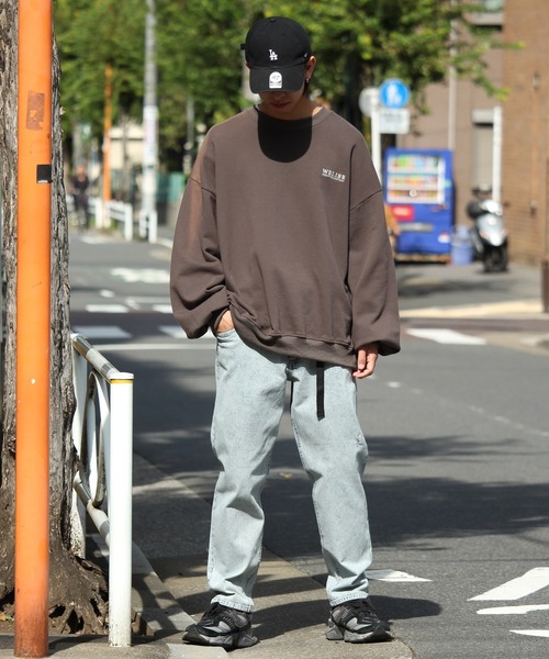 ZIP Select Thrasher デニムパンツ ブラック セール】【THRASHER/スラッシャー】ストレッチ ケミカル