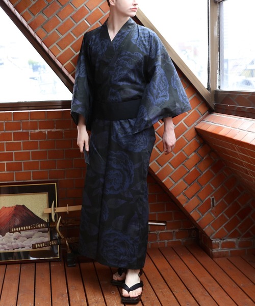 森平麗心　浴衣　5種コンプ Beautiful Harmony 浴衣 和柄 総柄 3点セット メンズ レディース