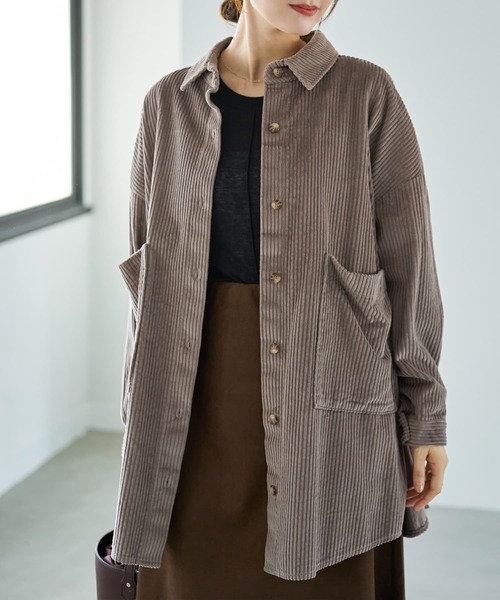 STYLE DELI（スタイルデリ） コート アウター 「LUXE」コーデュロイ