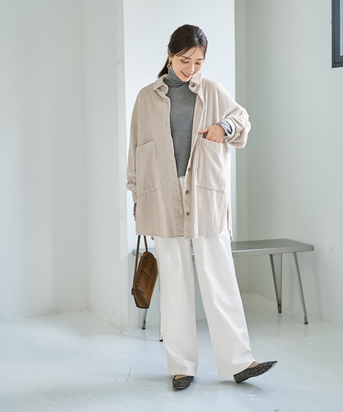 STYLE DELI（スタイルデリ） コート アウター 「LUXE」コーデュロイ