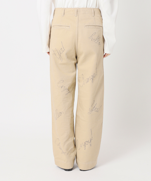 FRAMeWORK パンツ チノパン DRAWING CHINO PANTS レディース