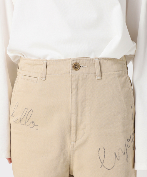 FRAMeWORK パンツ チノパン DRAWING CHINO PANTS レディース