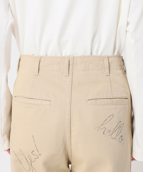 FRAMeWORK パンツ チノパン DRAWING CHINO PANTS レディース