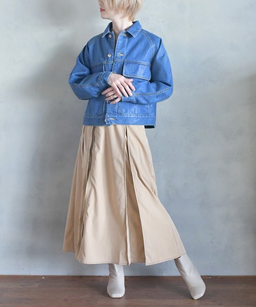 Shury 変形スカート 楽天市場】FACTORY ファクトリー ウール 強撚糸 ギャザー