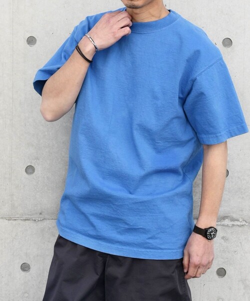 ロサンゼルスアパレル Tシャツ ネイビー 未使用新品 Los Angeles Apparel/6.5oz. Garment Dyed S/S T-Shirt（ロサンゼルス