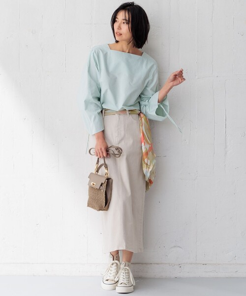 23区 ブラウス シャツ 「Oggi4月号掲載/洗える」CANCLINI