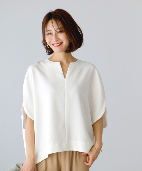 Ehre style（エーレスタイル） tシャツ 華奢見せが叶う！着やせの技 