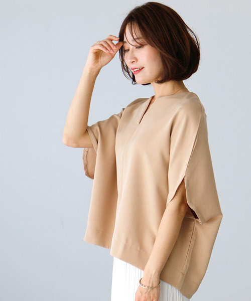 Ehre style（エーレスタイル） tシャツ 華奢見せが叶う！着やせの技