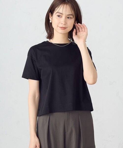 COMME CA ISM tシャツ ボックスシルエット クロップド丈Tシャツ